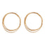 statement wired effect hoops perfect for any occasion comes in 22k gold plated jewelry and silver finish jewelry