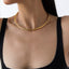 Plain cuff choker adjustable to the neck part of basic jewellery in 22k gold plated