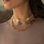 paper clip chain in 16inch and 18 inch part of daily objects jewellery available in 22k gold plated 