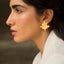 one piece Puzzle earring inspired by daily objects in 22k gold finish
