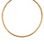 Plain cuff choker adjustable to the neck part of basic jewelry in 22k gold plated